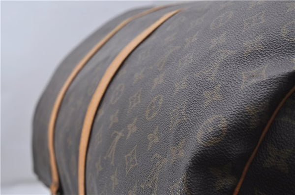 Auth Louis Vuitton Monogram Keepall Bandouliere 60 Boston Bag M41412 LV 7432D