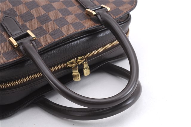 Authentic Louis Vuitton Damier Triana Hand Bag Purse N51155 LV 7433E