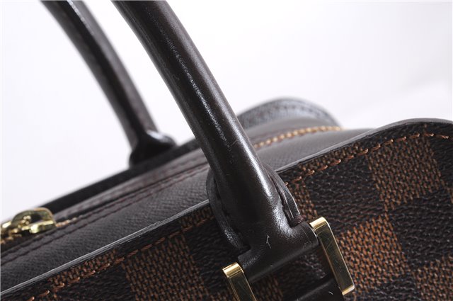 Authentic Louis Vuitton Damier Triana Hand Bag Purse N51155 LV 7433E