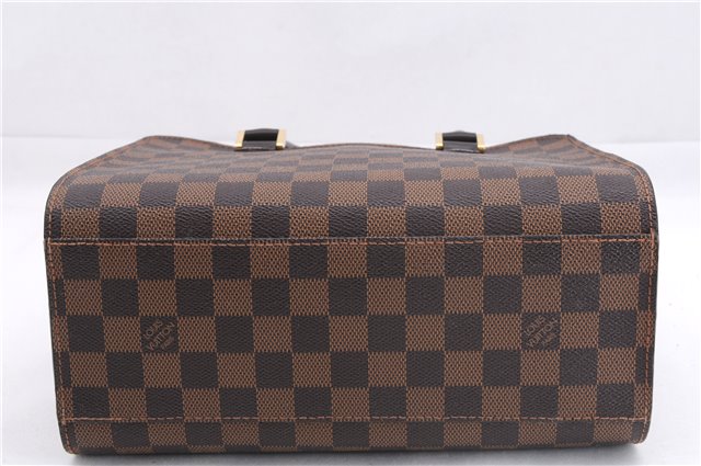Authentic Louis Vuitton Damier Triana Hand Bag Purse N51155 LV 7433E