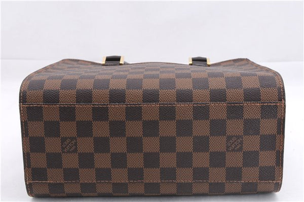 Authentic Louis Vuitton Damier Triana Hand Bag Purse N51155 LV 7433E