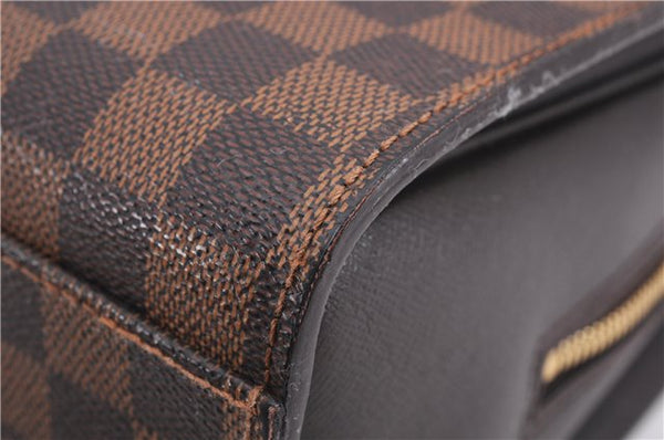 Authentic Louis Vuitton Damier Triana Hand Bag Purse N51155 LV 7433E