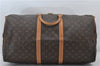 Authentic Louis Vuitton Monogram Keepall Bandouliere 55 M41414 Boston Bag 7436E