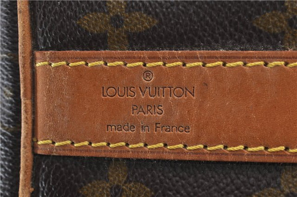 Authentic Louis Vuitton Monogram Keepall Bandouliere 55 M41414 Boston Bag 7436E