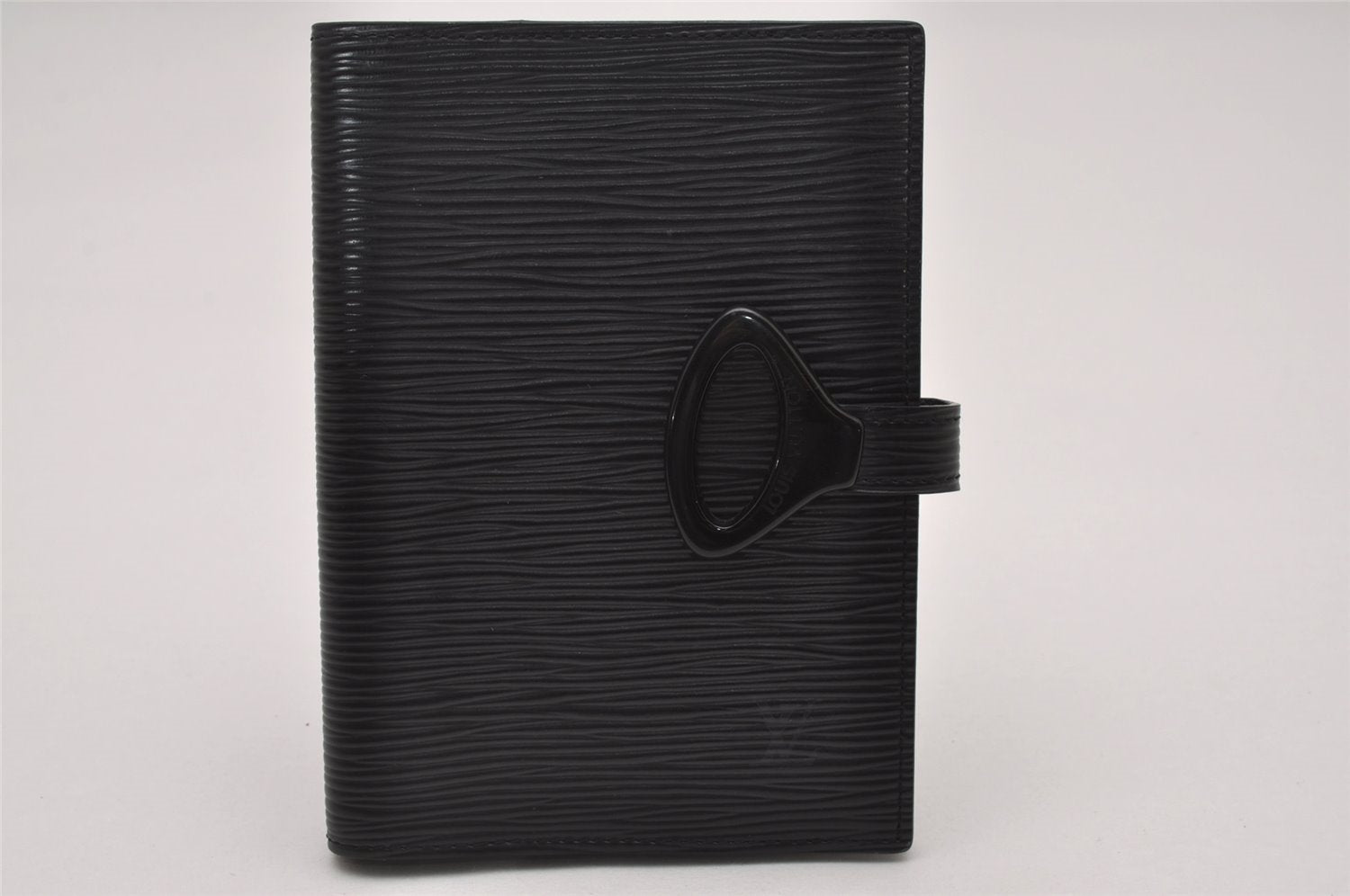 Authentic Louis Vuitton Epi Z Agenda PM Notebook Cover Black R20092 LV 7439I