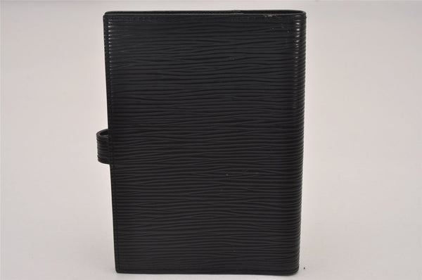 Authentic Louis Vuitton Epi Z Agenda PM Notebook Cover Black R20092 LV 7439I