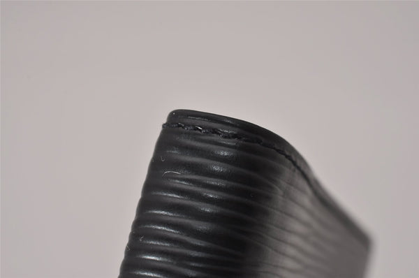 Authentic Louis Vuitton Epi Z Agenda PM Notebook Cover Black R20092 LV 7439I