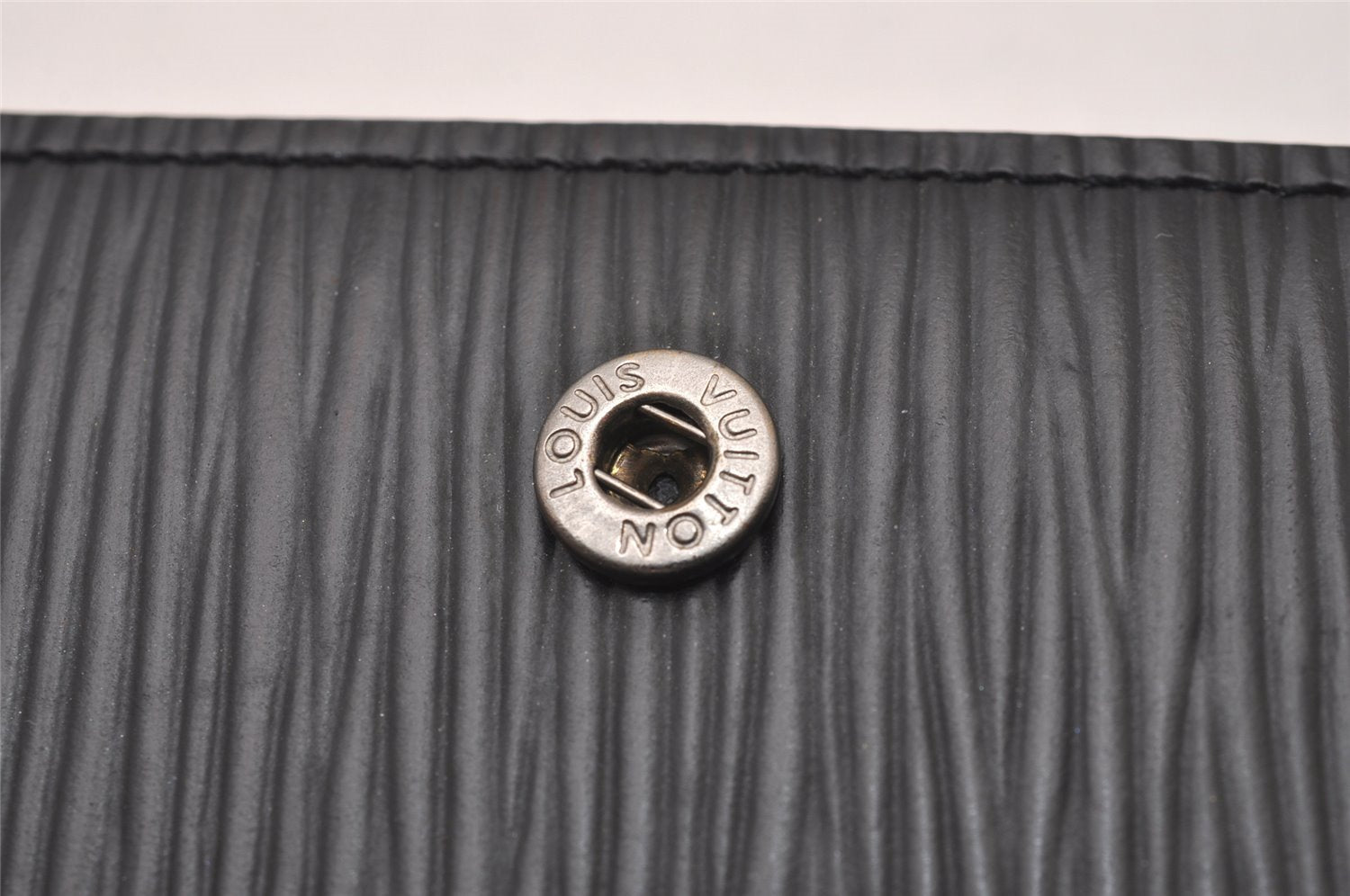 Authentic Louis Vuitton Epi Z Agenda PM Notebook Cover Black R20092 LV 7439I