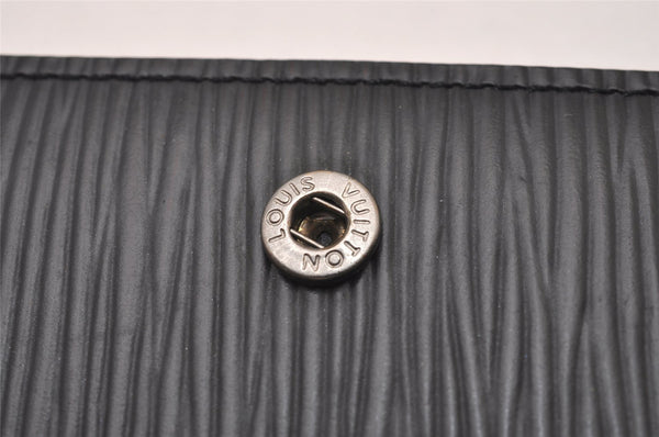 Authentic Louis Vuitton Epi Z Agenda PM Notebook Cover Black R20092 LV 7439I