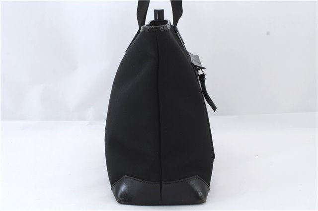 Authentic GUCCI Shoulder Tote Bag Purse Nylon Leather 0190426 Black 7440C