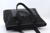 Authentic GUCCI Shoulder Tote Bag Purse Nylon Leather 0190426 Black 7440C