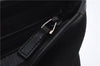 Authentic GUCCI Shoulder Tote Bag Purse Nylon Leather 0190426 Black 7440C