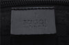 Authentic GUCCI Shoulder Tote Bag Purse Nylon Leather 0190426 Black 7440C
