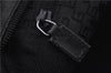 Authentic GUCCI Shoulder Tote Bag Purse Nylon Leather 0190426 Black 7440C