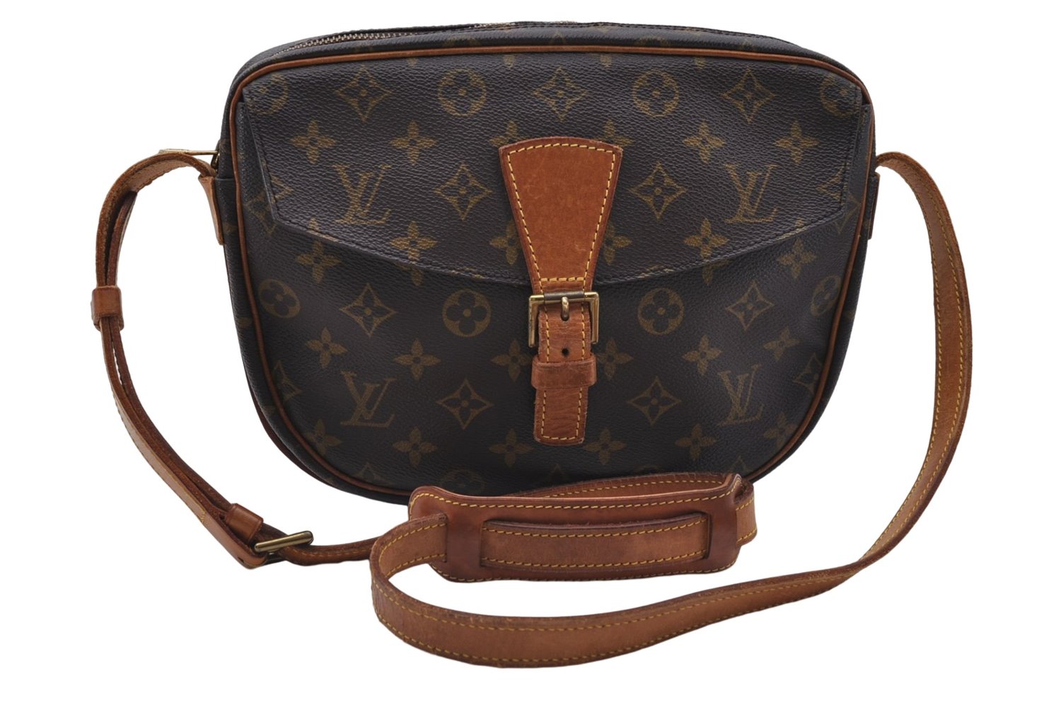 Auth Louis Vuitton Monogram Jeune Fille GM Shoulder Cross Bag M51225 LV 7445D