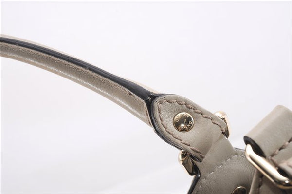 Authentic GUCCI Guccissima Sukey Shoulder Tote Bag GG Leather 211944 Ivory 7445E