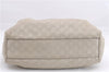 Authentic GUCCI Guccissima Sukey Shoulder Tote Bag GG Leather 211944 Ivory 7445E