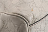 Authentic GUCCI Guccissima Sukey Shoulder Tote Bag GG Leather 211944 Ivory 7445E