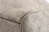 Authentic GUCCI Guccissima Sukey Shoulder Tote Bag GG Leather 211944 Ivory 7445E