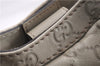 Authentic GUCCI Guccissima Sukey Shoulder Tote Bag GG Leather 211944 Ivory 7445E