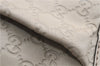 Authentic GUCCI Guccissima Sukey Shoulder Tote Bag GG Leather 211944 Ivory 7445E