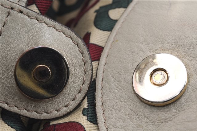 Authentic GUCCI Guccissima Sukey Shoulder Tote Bag GG Leather 211944 Ivory 7445E