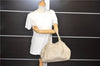 Authentic GUCCI Guccissima Sukey Shoulder Tote Bag GG Leather 211944 Ivory 7445E
