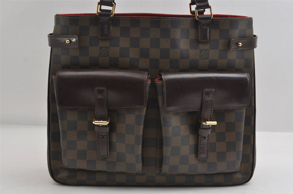 Authentic Louis Vuitton Damier Uzes Shoulder Tote Bag Purse N51128 LV 7451I