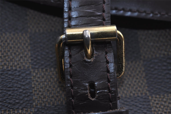 Authentic Louis Vuitton Damier Uzes Shoulder Tote Bag Purse N51128 LV 7451I