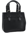 Authentic BURBERRY Vintage Leather Shoulder Hand Bag Purse Black 7453E