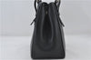 Authentic BURBERRY Vintage Leather Shoulder Hand Bag Purse Black 7453E