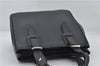 Authentic BURBERRY Vintage Leather Shoulder Hand Bag Purse Black 7453E