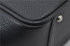 Authentic BURBERRY Vintage Leather Shoulder Hand Bag Purse Black 7453E