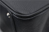 Authentic BURBERRY Vintage Leather Shoulder Hand Bag Purse Black 7453E