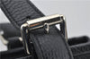 Authentic BURBERRY Vintage Leather Shoulder Hand Bag Purse Black 7453E