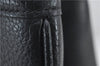 Authentic BURBERRY Vintage Leather Shoulder Hand Bag Purse Black 7453E