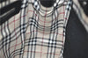 Authentic BURBERRY Vintage Leather Shoulder Hand Bag Purse Black 7453E