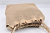 Authentic GUCCI Shoulder Tote Bag Punching Leather Suede 90644 Beige 7458F