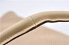 Authentic GUCCI Shoulder Tote Bag Punching Leather Suede 90644 Beige 7458F