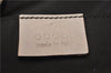 Authentic GUCCI Shoulder Tote Bag Punching Leather Suede 90644 Beige 7458F