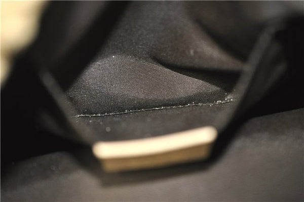 Authentic GUCCI Shoulder Tote Bag Punching Leather Suede 90644 Beige 7458F