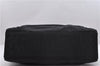 Authentic GUCCI Bamboo Tote Hand Bag Nylon Leather 0021016 Black 7461C