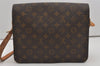 Authentic Louis Vuitton Monogram Cartouchiere GM Shoulder Bag Old Model 7463I