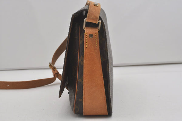Authentic Louis Vuitton Monogram Cartouchiere GM Shoulder Bag Old Model 7463I