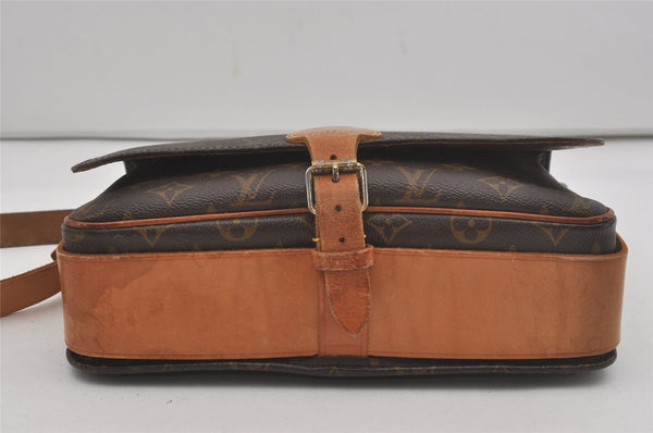 Authentic Louis Vuitton Monogram Cartouchiere GM Shoulder Bag Old Model 7463I