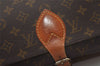 Authentic Louis Vuitton Monogram Cartouchiere GM Shoulder Bag Old Model 7463I