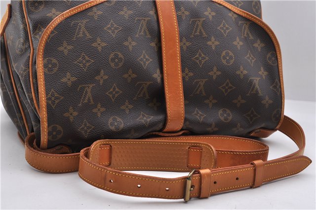 Auth LOUIS VUITTON Monogram Saumur 35 Shoulder Cross Body Bag M42254 LV 7468C