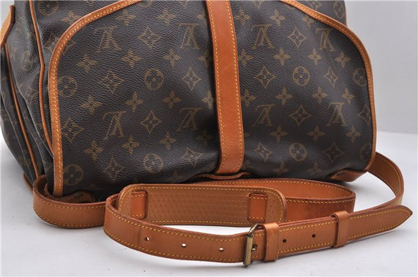 Auth LOUIS VUITTON Monogram Saumur 35 Shoulder Cross Body Bag M42254 LV 7468C
