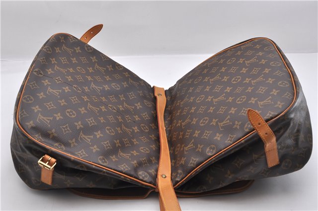 Auth LOUIS VUITTON Monogram Saumur 35 Shoulder Cross Body Bag M42254 LV 7468C