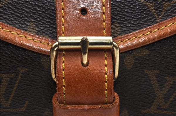 Auth LOUIS VUITTON Monogram Saumur 35 Shoulder Cross Body Bag M42254 LV 7468C